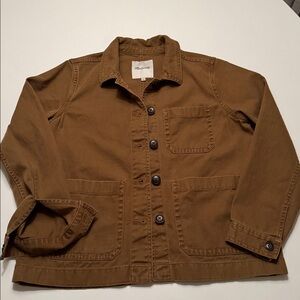 Madewell  Brown Chore Coat Jacket size Small Excellent